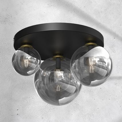Ceiling light REFLEX 2xE14/40W/230V + 1xE27/60W/230V