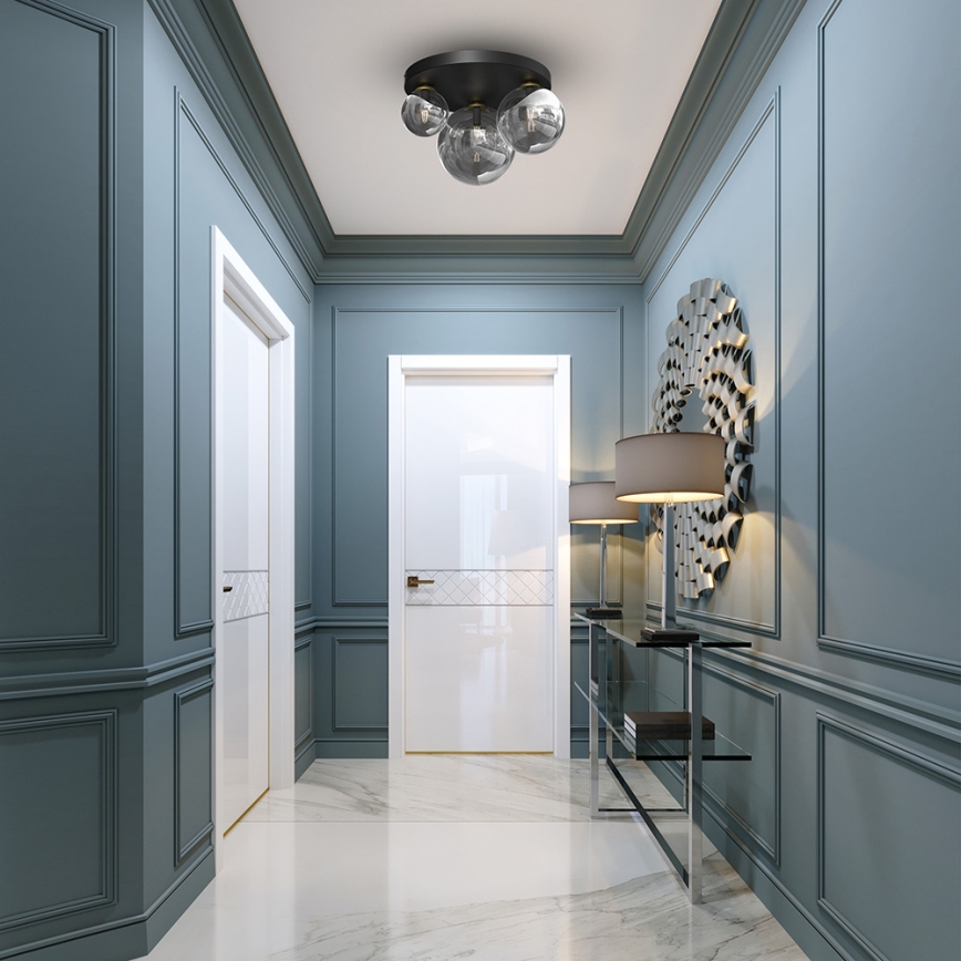 Ceiling light REFLEX 2xE14/40W/230V + 1xE27/60W/230V