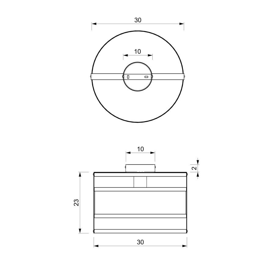 Ceiling light RIM 1xE27/60W/230V
