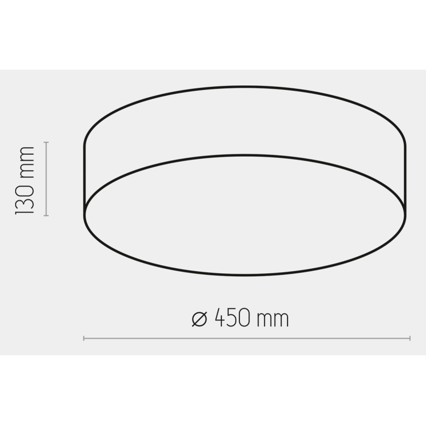 Ceiling light RONDO 4xE27/15W/230V d. 45 cm beige