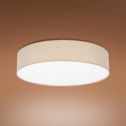 Ceiling light RONDO 4xE27/15W/230V d. 61 cm beige