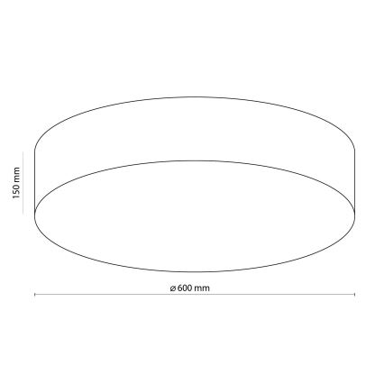 Ceiling light RONDO 4xE27/15W/230V