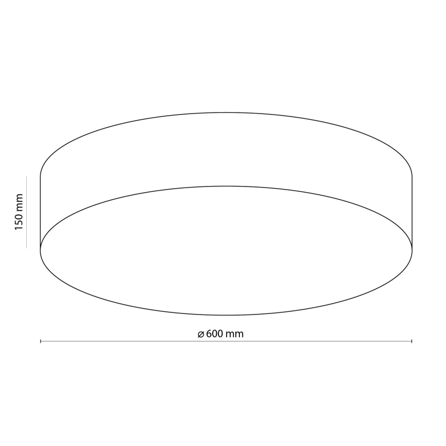Ceiling light RONDO 4xE27/15W/230V