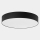 Ceiling light RONDO 6xE27/15W/230V d. 80 cm black