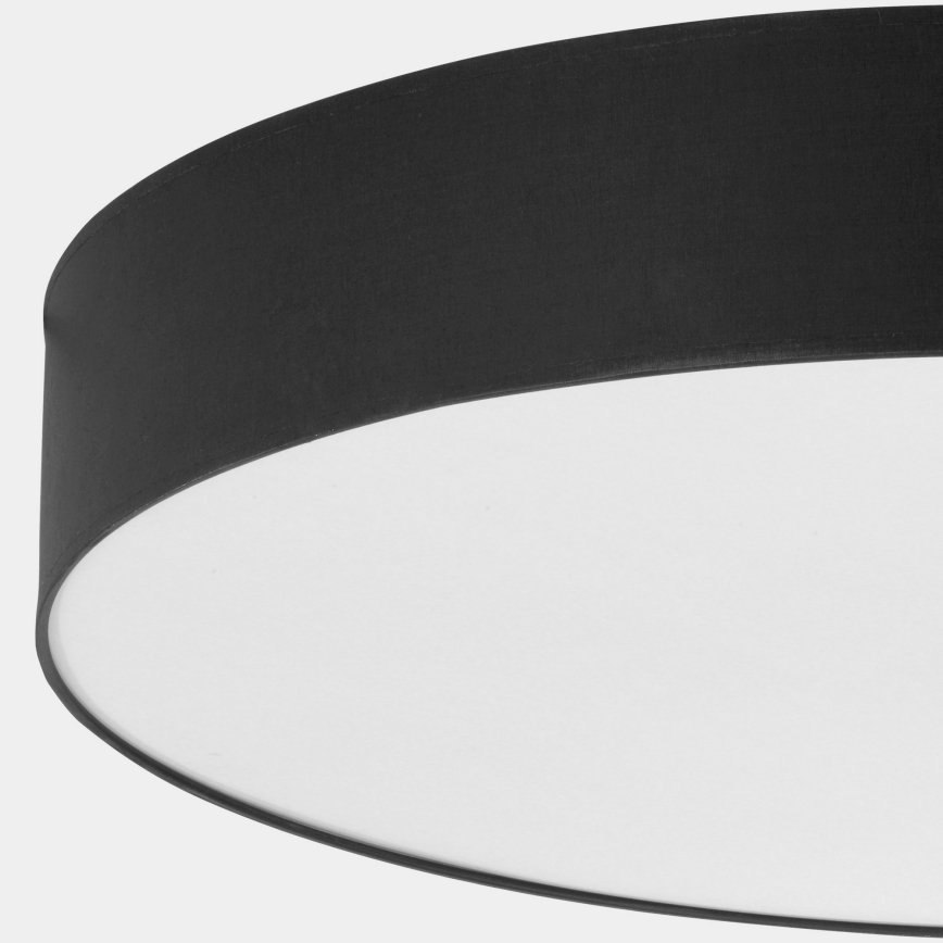 Ceiling light RONDO 6xE27/15W/230V d. 80 cm black