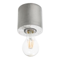 Ceiling light SALGADO 1xE27/60W/230V concrete