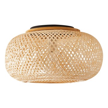 Ceiling light SALOMON 1xE27/10W/230V d. 40 cm bamboo