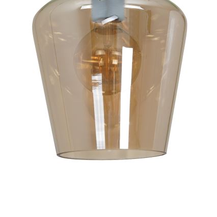 Ceiling light SANTIAGO 1xE27/60W/230V brown