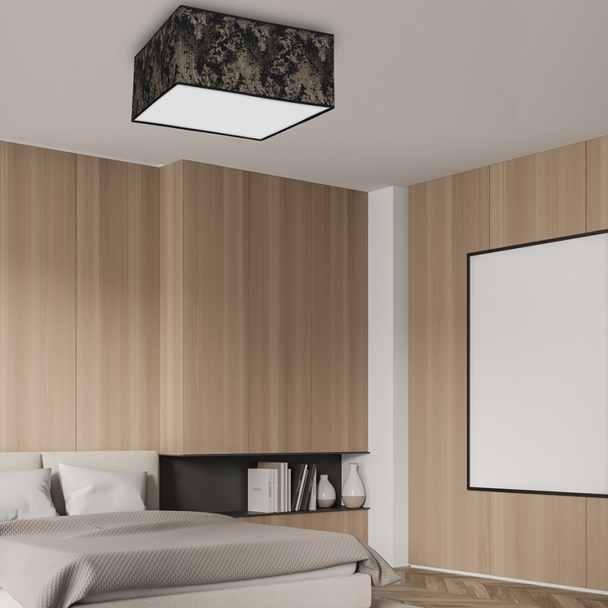 Ceiling light SATINO 2xE27/60W/230V black/gold