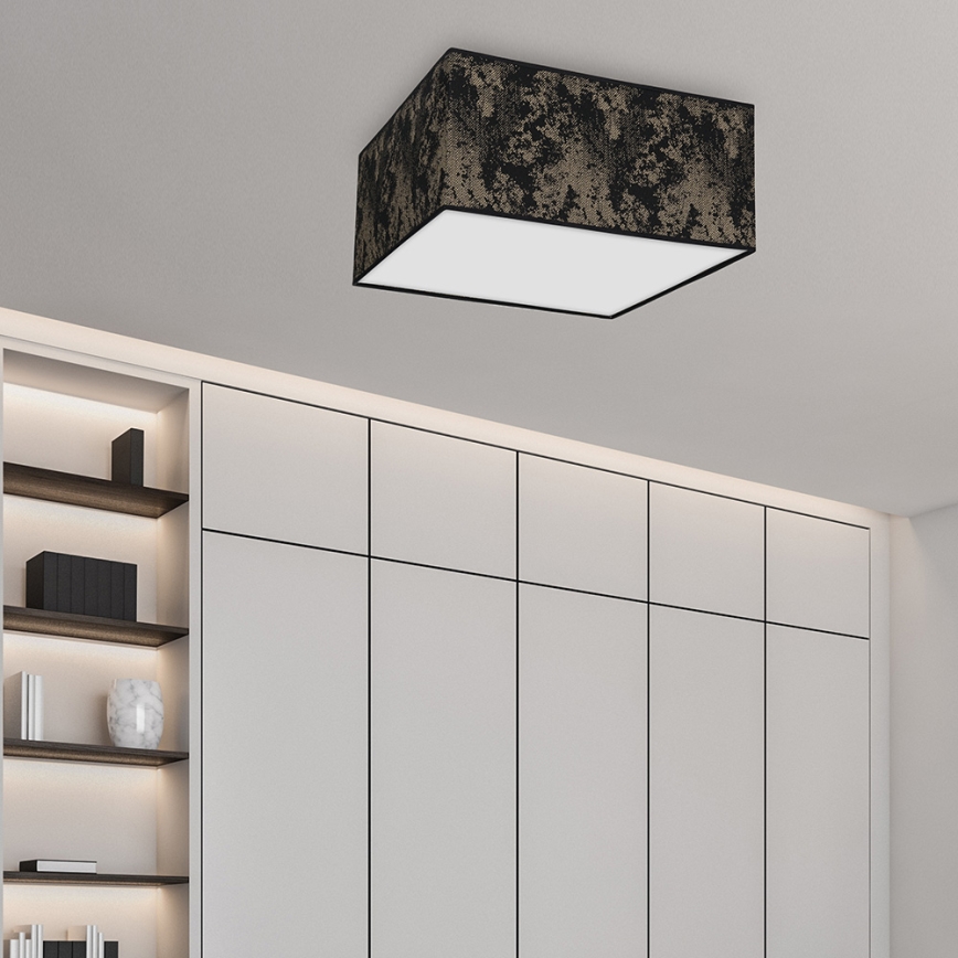 Ceiling light SATINO 2xE27/60W/230V black/gold