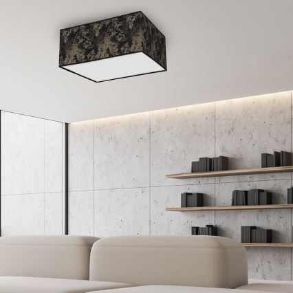 Ceiling light SATINO 2xE27/60W/230V black/gold