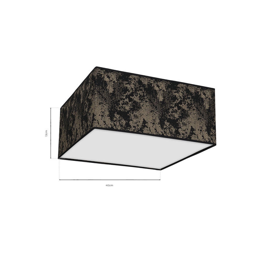 Ceiling light SATINO 2xE27/60W/230V black/gold
