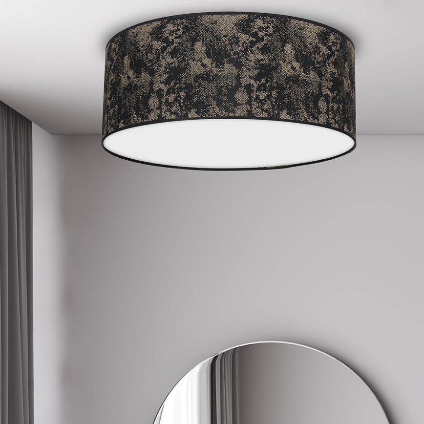 Ceiling light SATINO 2xE27/60W/230V black/gold