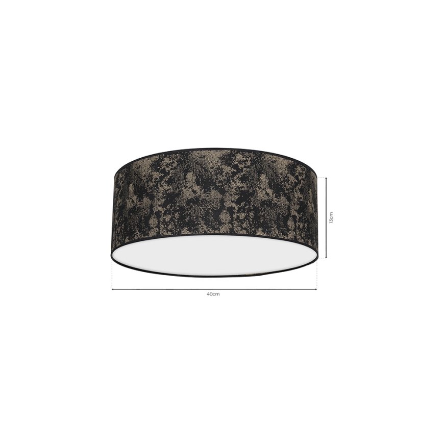 Ceiling light SATINO 2xE27/60W/230V black/gold