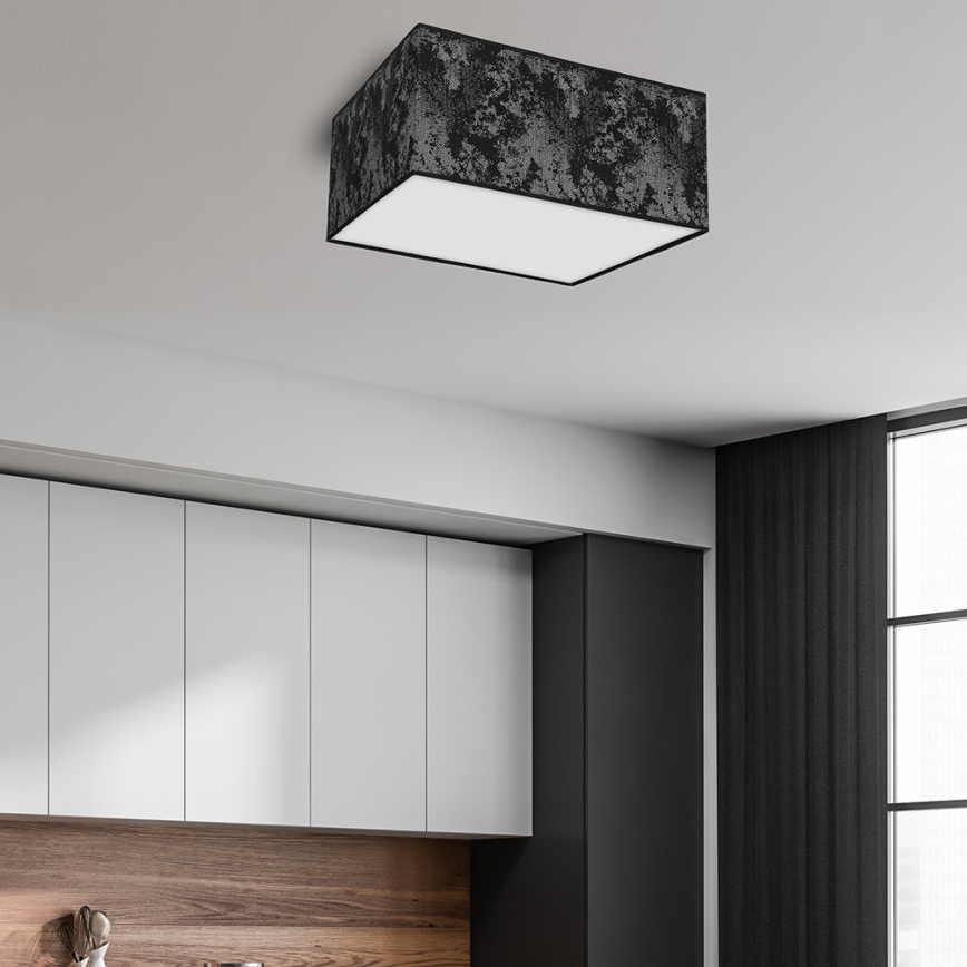 Ceiling light SATINO 2xE27/60W/230V black/grey