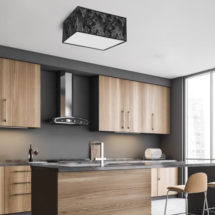 Ceiling light SATINO 2xE27/60W/230V black/grey