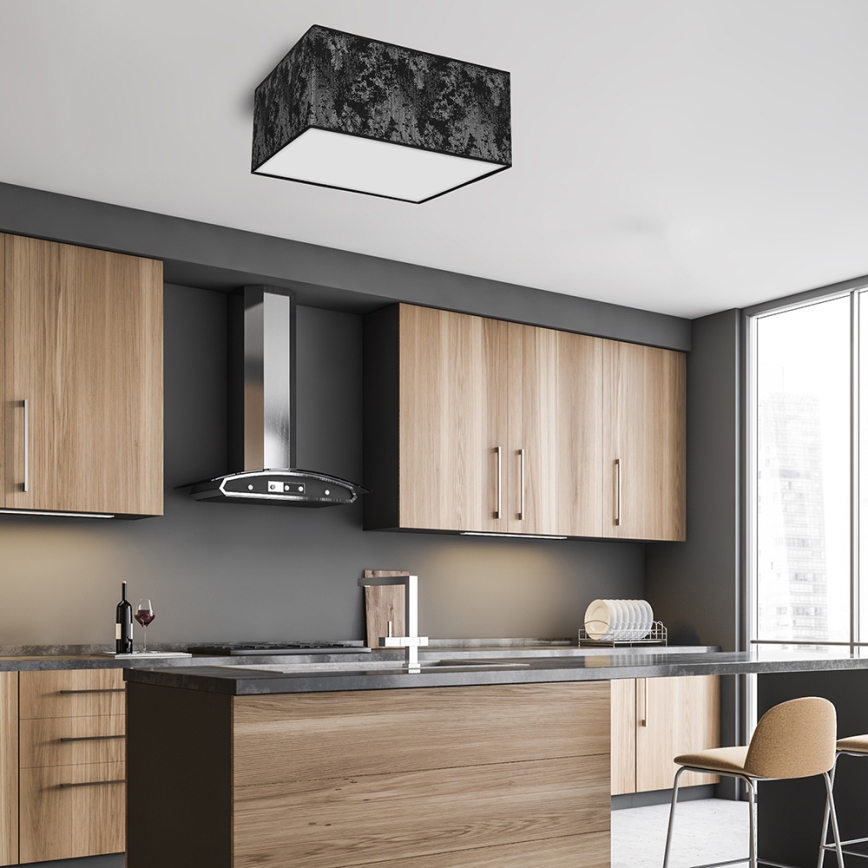Ceiling light SATINO 2xE27/60W/230V black/grey
