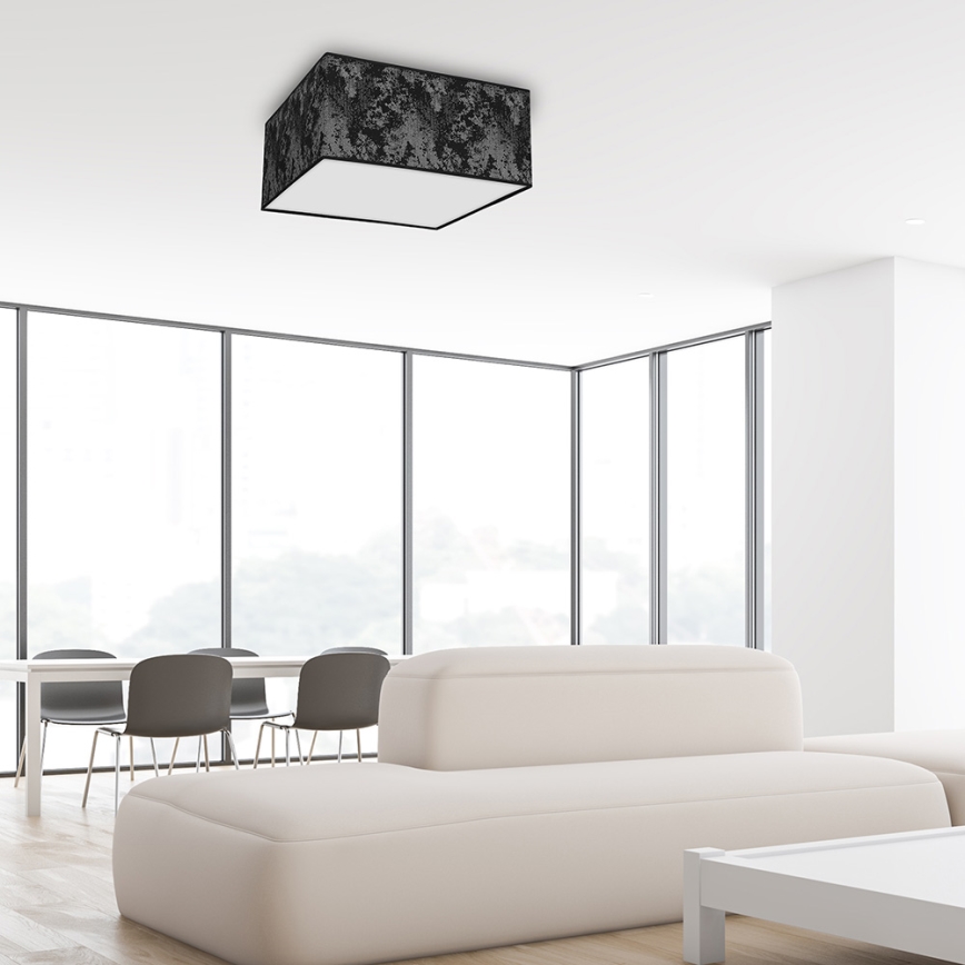 Ceiling light SATINO 2xE27/60W/230V black/grey