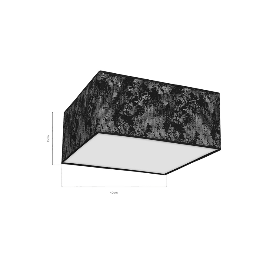 Ceiling light SATINO 2xE27/60W/230V black/grey
