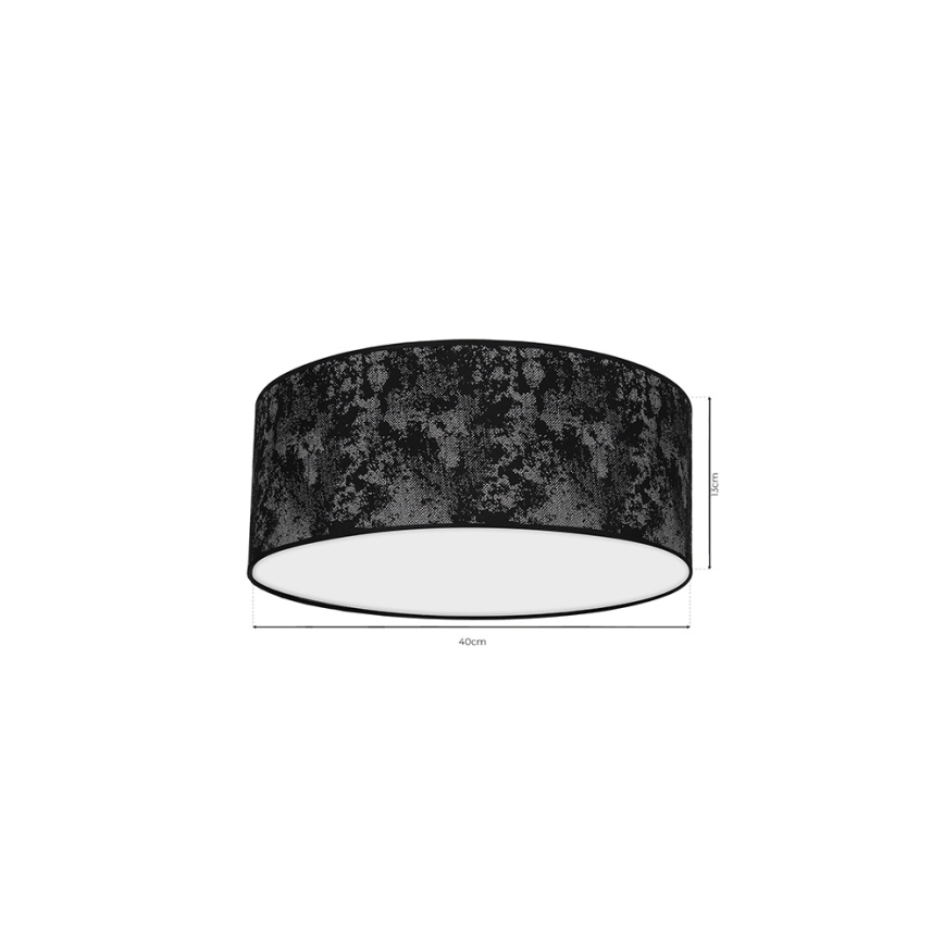 Ceiling light SATINO 2xE27/60W/230V black/grey