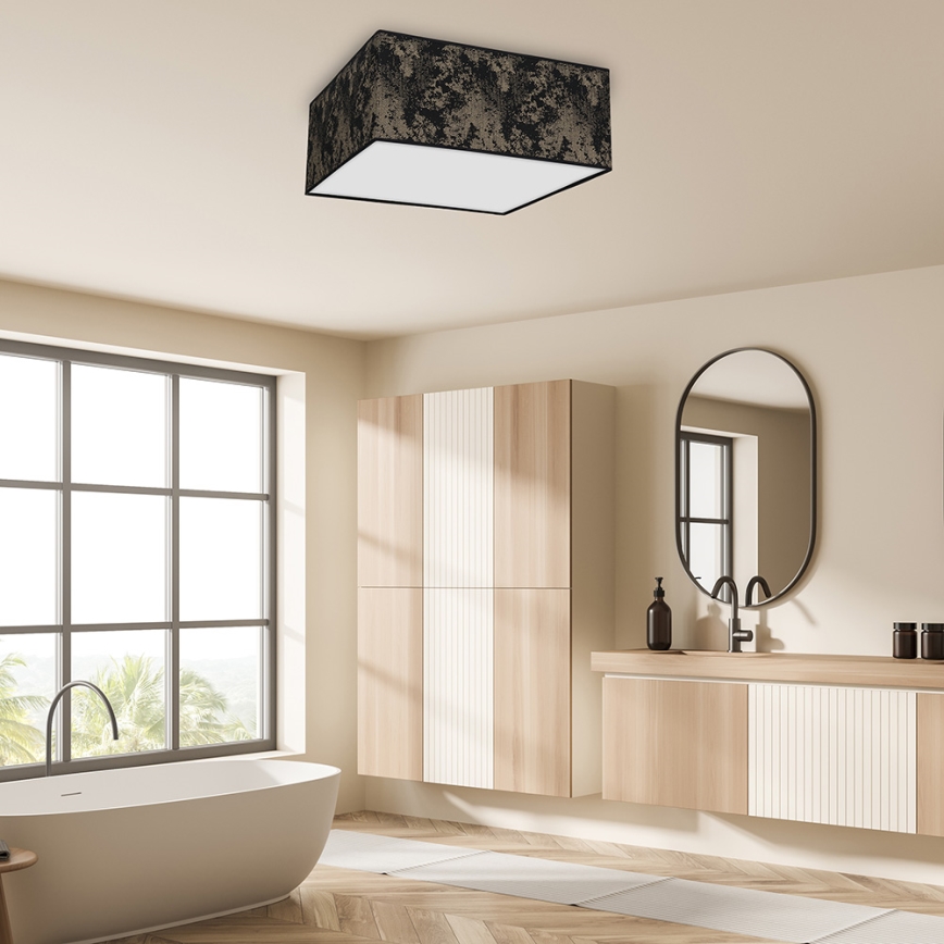 Ceiling light SATINO 3xE27/60W/230V black/gold