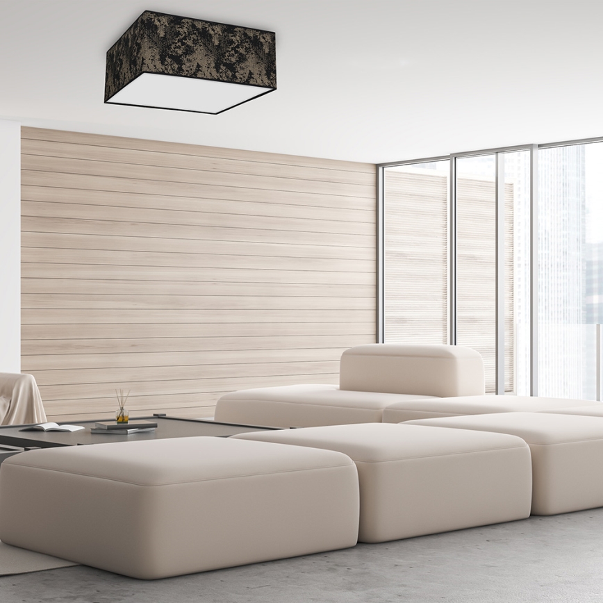 Ceiling light SATINO 3xE27/60W/230V black/gold