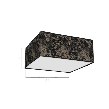 Ceiling light SATINO 3xE27/60W/230V black/gold