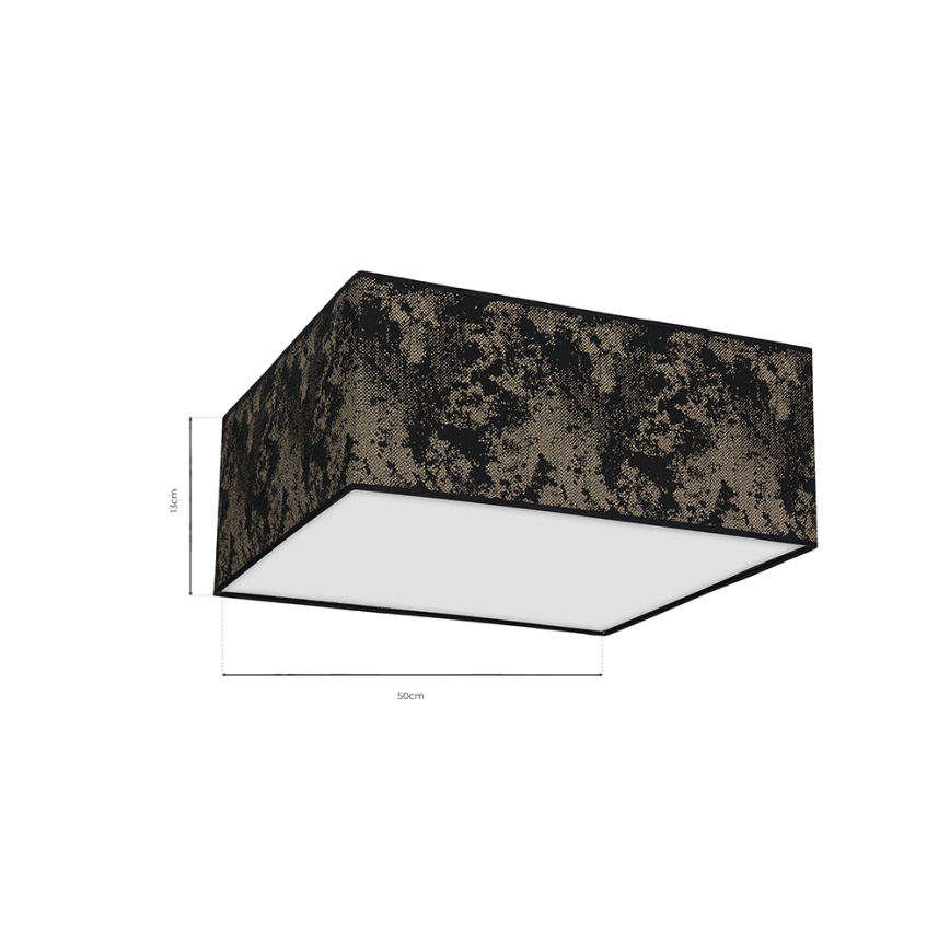 Ceiling light SATINO 3xE27/60W/230V black/gold