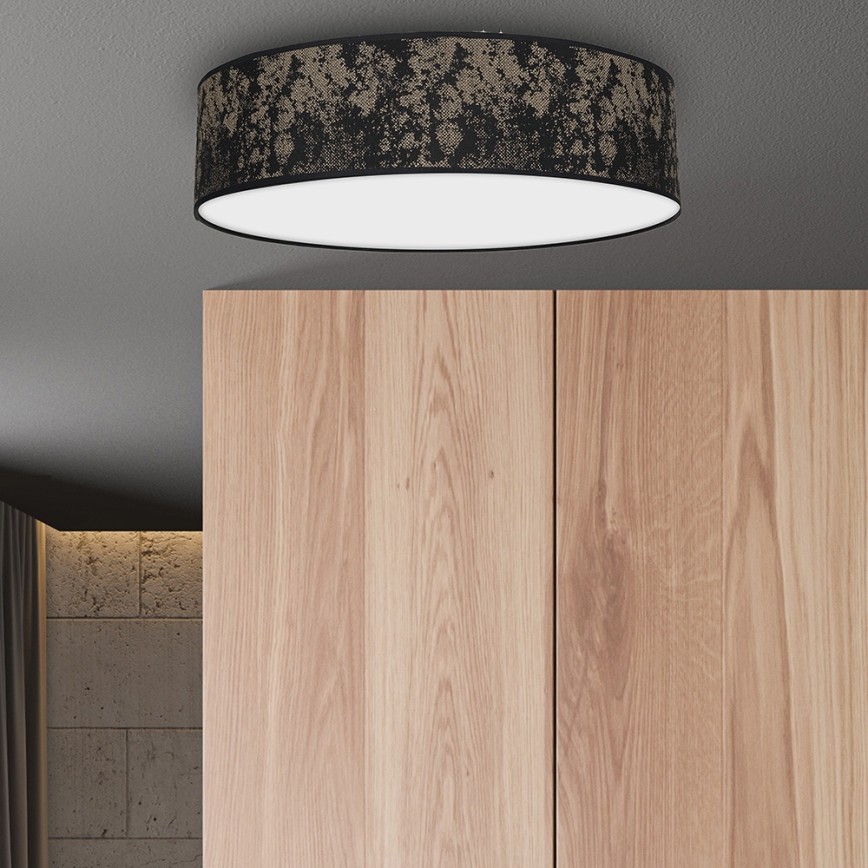 Ceiling light SATINO 3xE27/60W/230V black/gold
