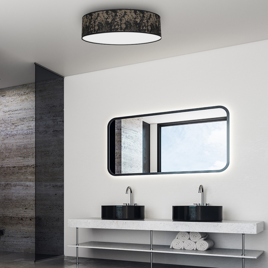Ceiling light SATINO 3xE27/60W/230V black/gold