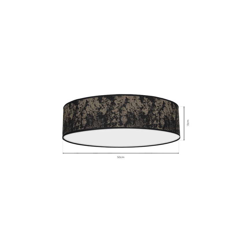 Ceiling light SATINO 3xE27/60W/230V black/gold