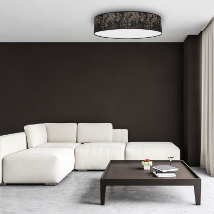 Ceiling light SATINO 3xE27/60W/230V black/gold