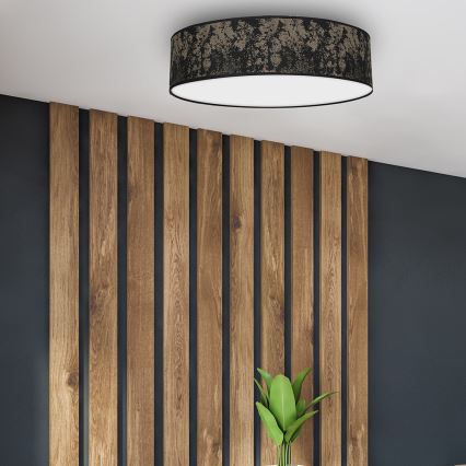 Ceiling light SATINO 3xE27/60W/230V black/gold
