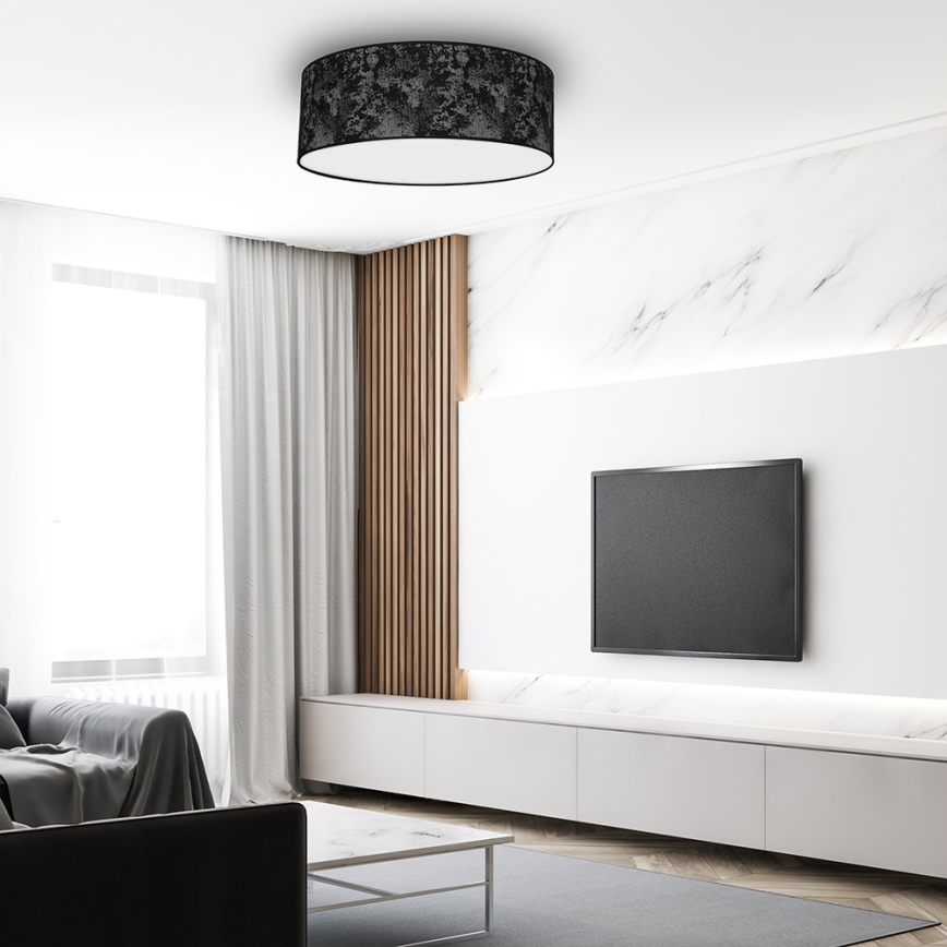 Ceiling light SATINO 3xE27/60W/230V black/grey