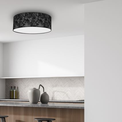 Ceiling light SATINO 3xE27/60W/230V black/grey