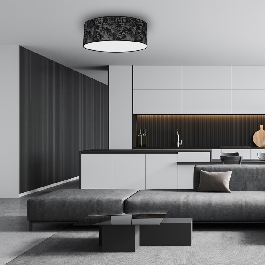 Ceiling light SATINO 3xE27/60W/230V black/grey