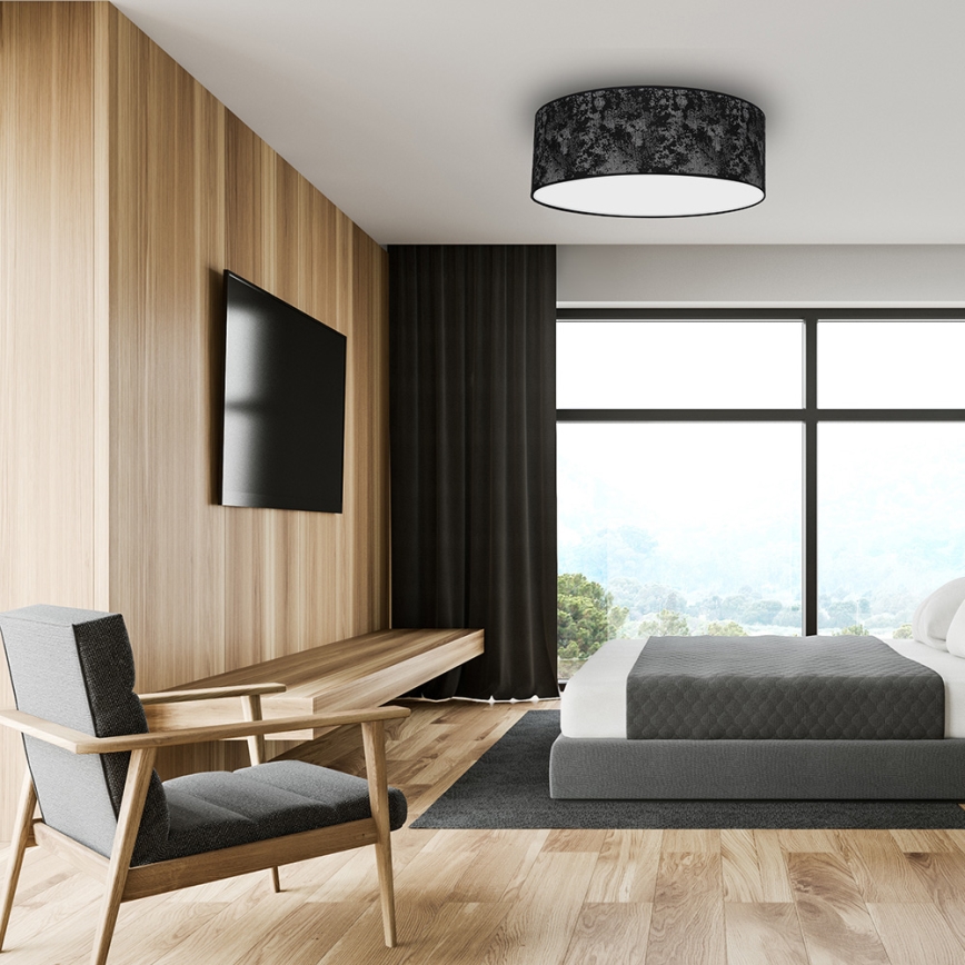 Ceiling light SATINO 3xE27/60W/230V black/grey