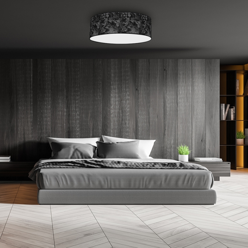 Ceiling light SATINO 3xE27/60W/230V black/grey
