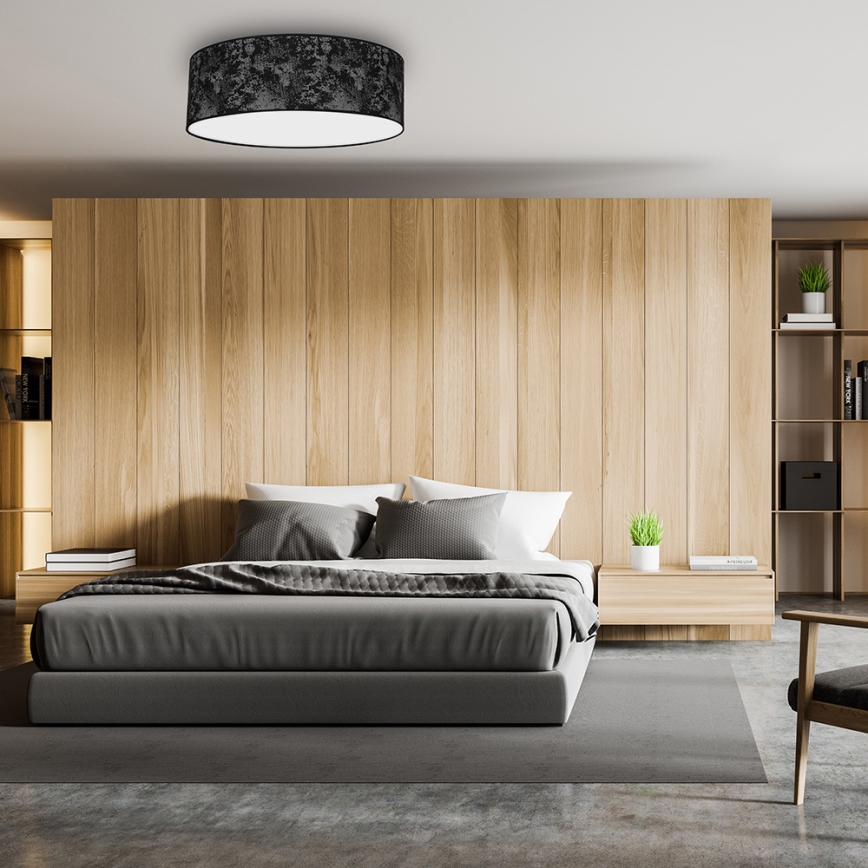 Ceiling light SATINO 3xE27/60W/230V black/grey