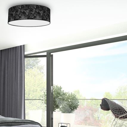 Ceiling light SATINO 3xE27/60W/230V black/grey