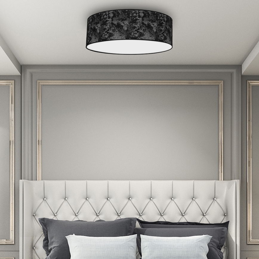 Ceiling light SATINO 3xE27/60W/230V black/grey