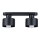 Ceiling light SAVAR 2xE27/60W/230V black