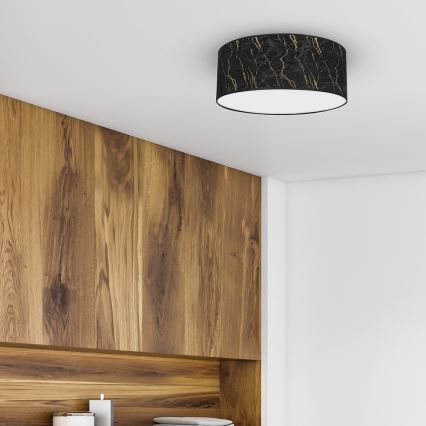 Ceiling light SENSO 2xE27/60W/230V black d. 40 cm
