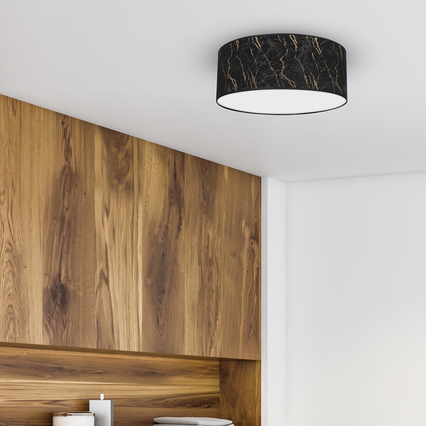 Ceiling light SENSO 2xE27/60W/230V black d. 40 cm