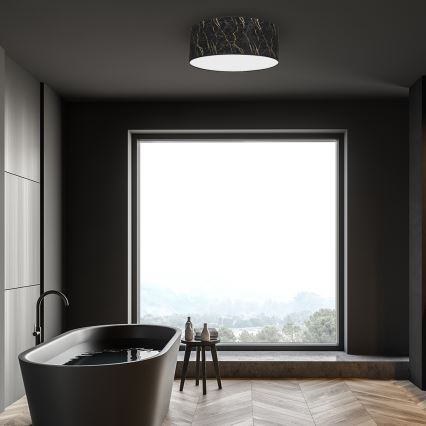 Ceiling light SENSO 2xE27/60W/230V black d. 40 cm