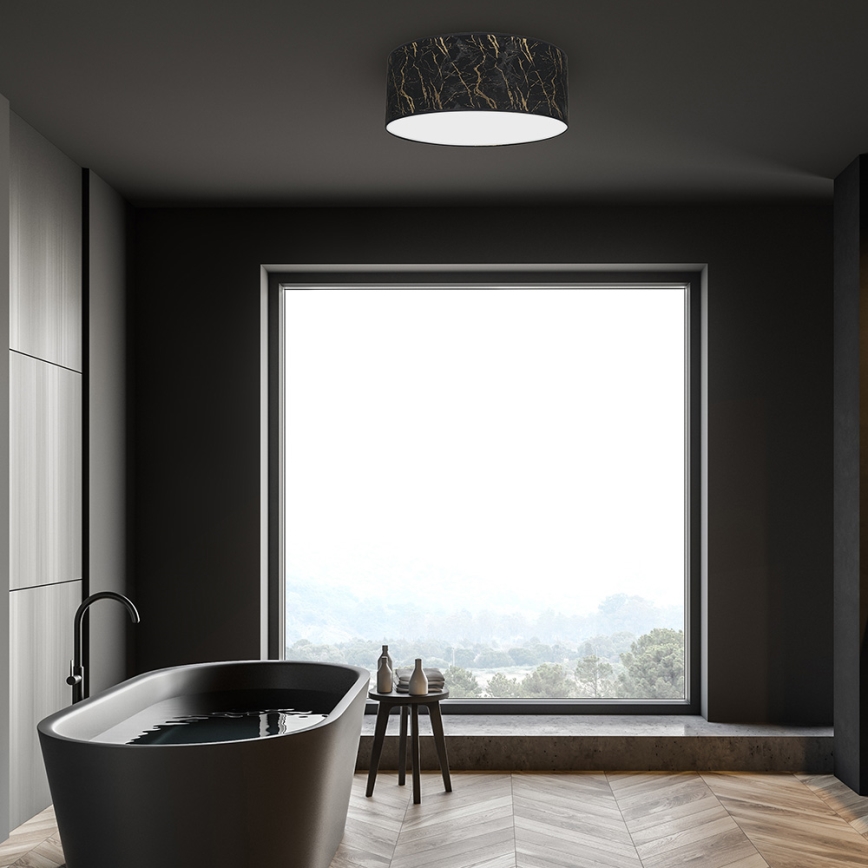 Ceiling light SENSO 2xE27/60W/230V black d. 40 cm