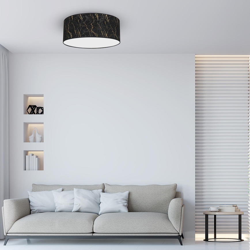 Ceiling light SENSO 2xE27/60W/230V black d. 40 cm