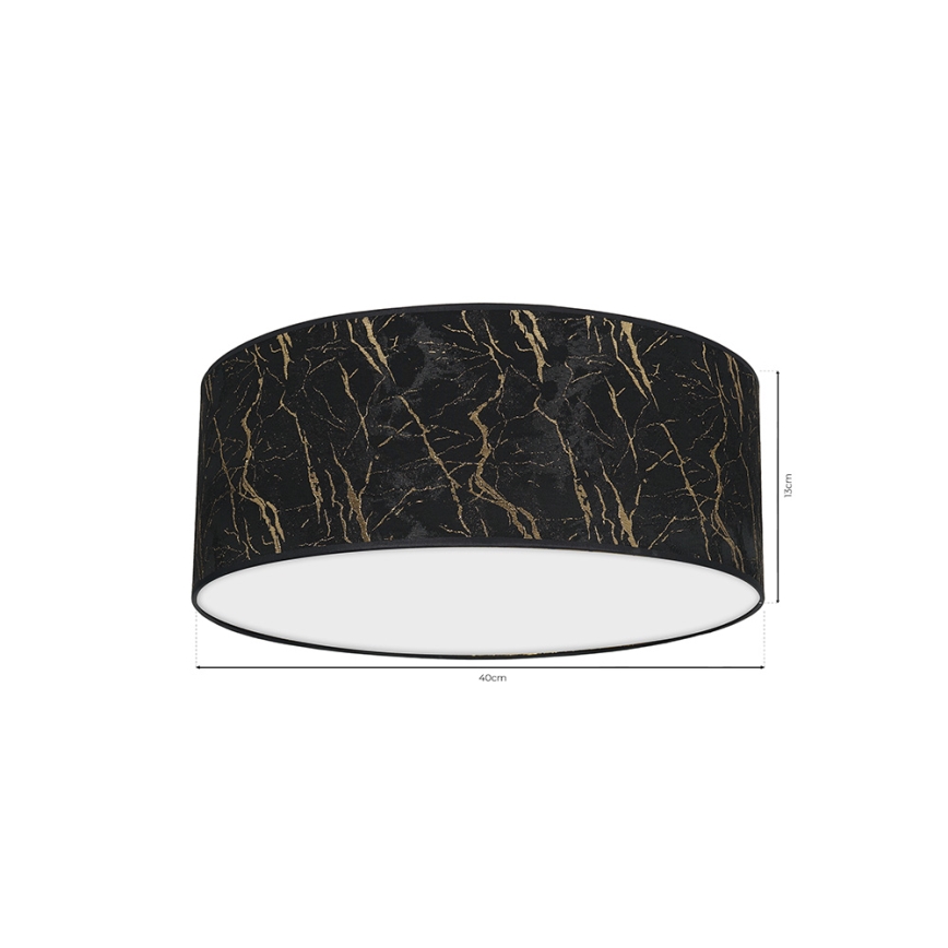 Ceiling light SENSO 2xE27/60W/230V black d. 40 cm