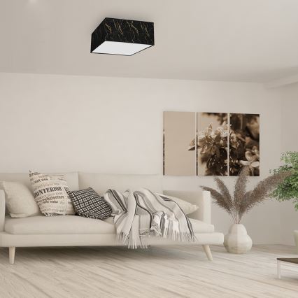 Ceiling light SENSO 2xE27/60W/230V black