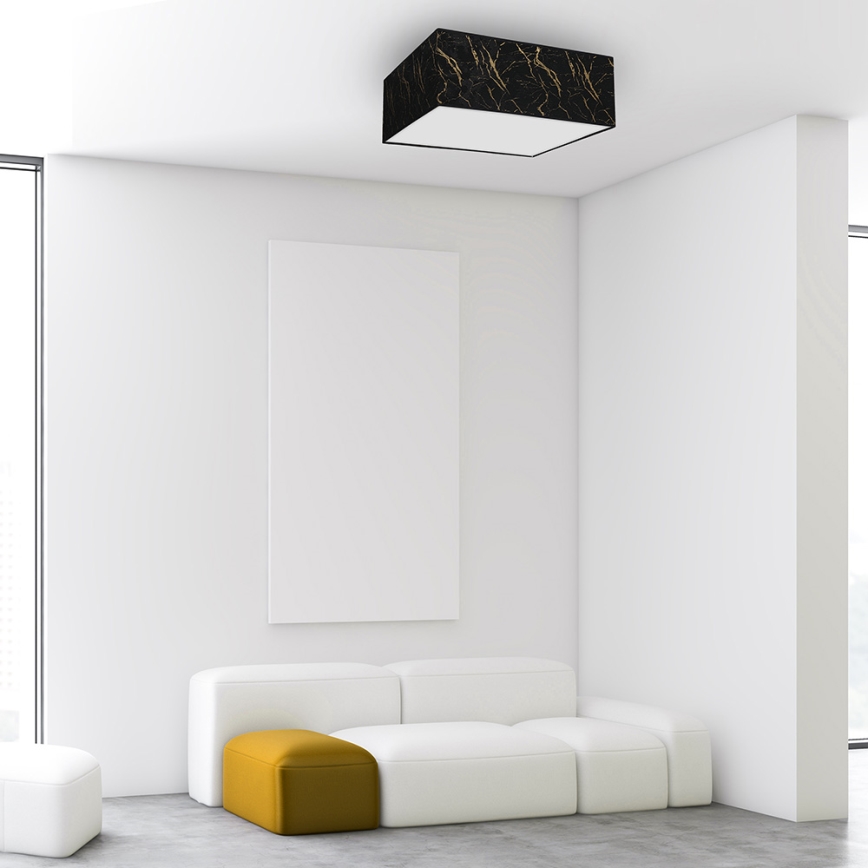 Ceiling light SENSO 3xE27/60W/230V black